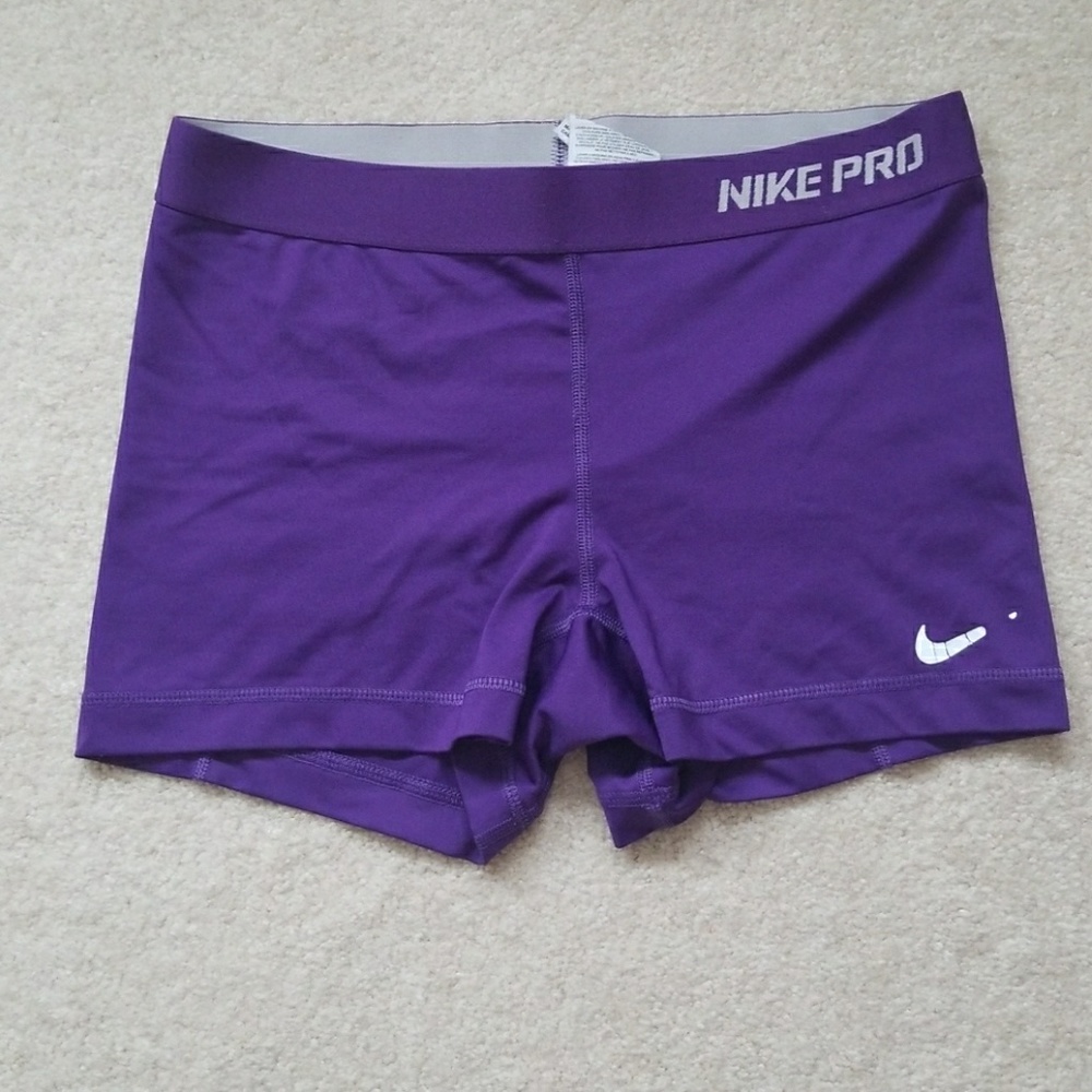 Plum Nike Pro Spandex